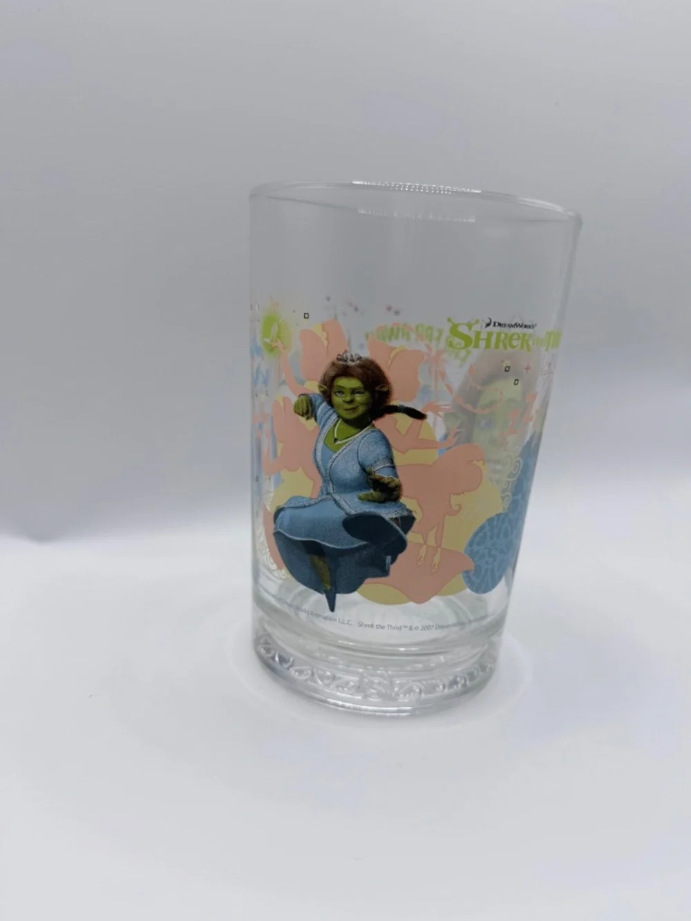 2007 McDonald's Shrek the Third Collector Glass - Princess Fiona DreamWorks